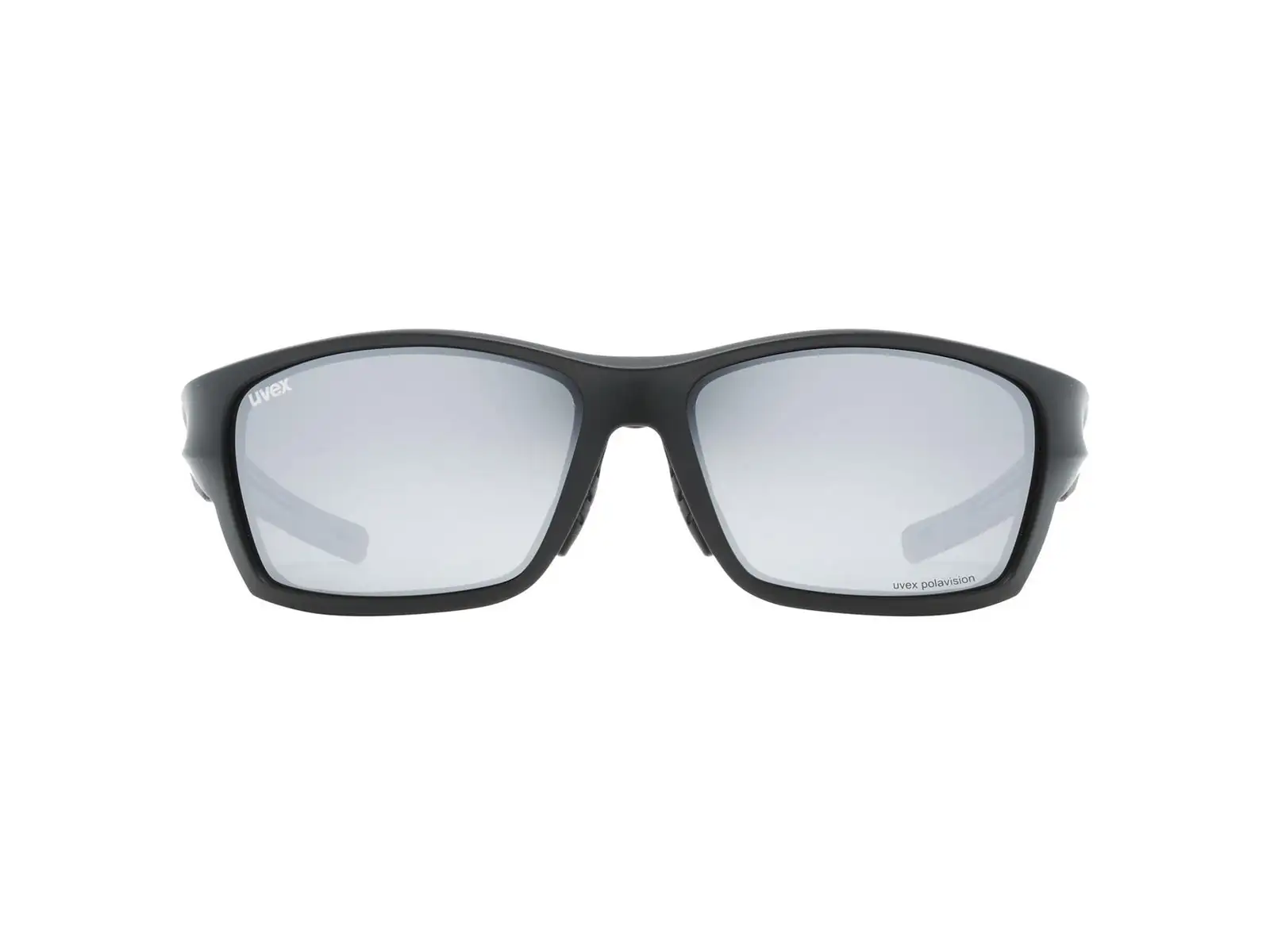 Uvex Sportstyle 232 P okuliare Black Mat Red/Polavision Mirror Silver