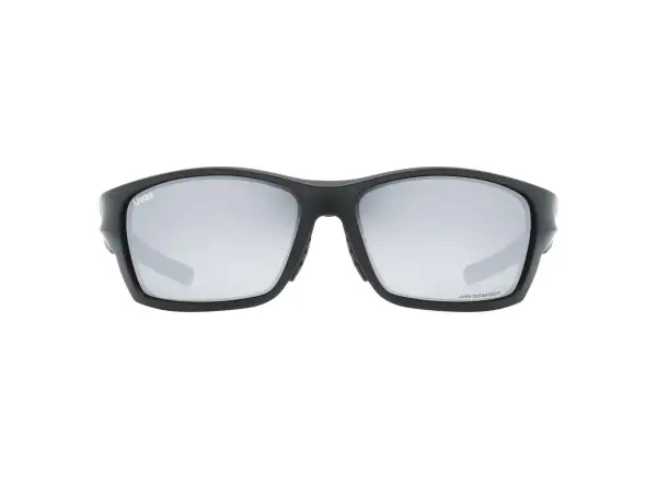 Uvex Sportstyle 232 P okuliare Black Mat Red/Polavision Mirror Silver