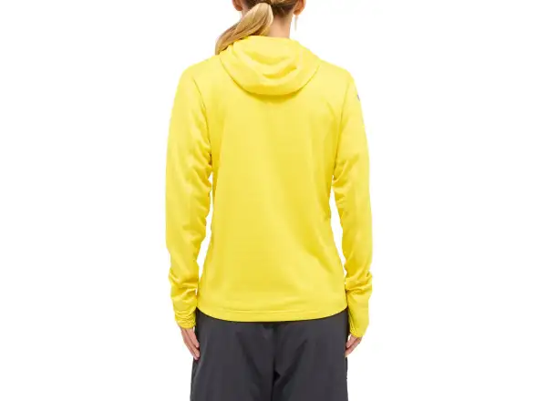 Haglöfs L.I.M Mid Multi Hood dámska mikina s kapucňou žltá