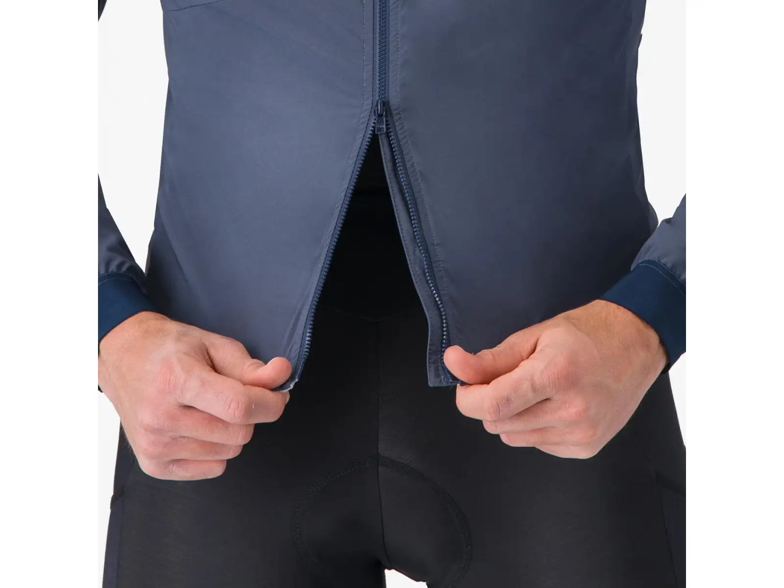 Castelli Fly Unltd Jacket pánska bunda Dark Steel Blue