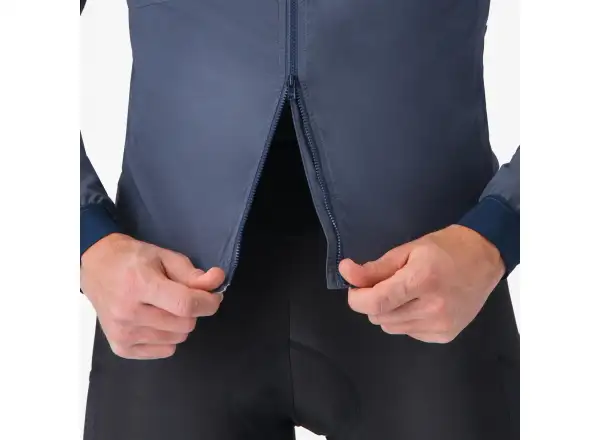Castelli Fly Unltd Jacket pánska bunda Dark Steel Blue