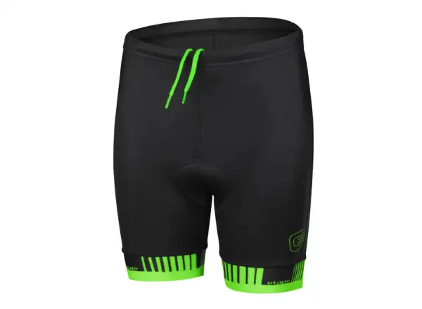 Etape Junior 2.0 detské kraťasy s vložkou čierna/zelená