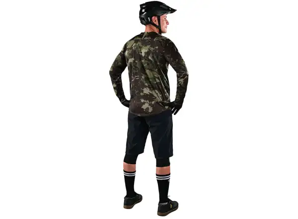 Troy Lee Designs Flowline pánsky dres s dlhým rukávom Covert army green