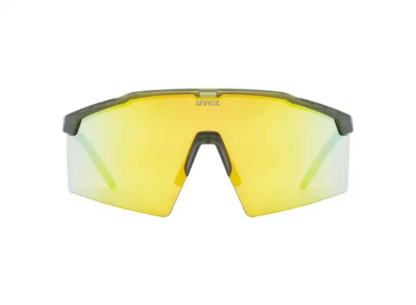 Uvex Flowline slnečné okuliare Olive Matt/Mirror Gold