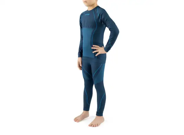Viking Skido detský termo set Navy Blue