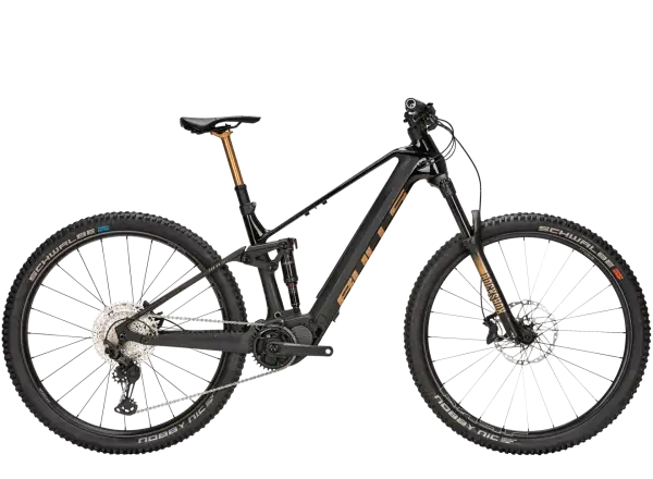 Celoodpružený elektrobicykel Bulls Sonic EVO AM-SL1 Carbon Black/Gold