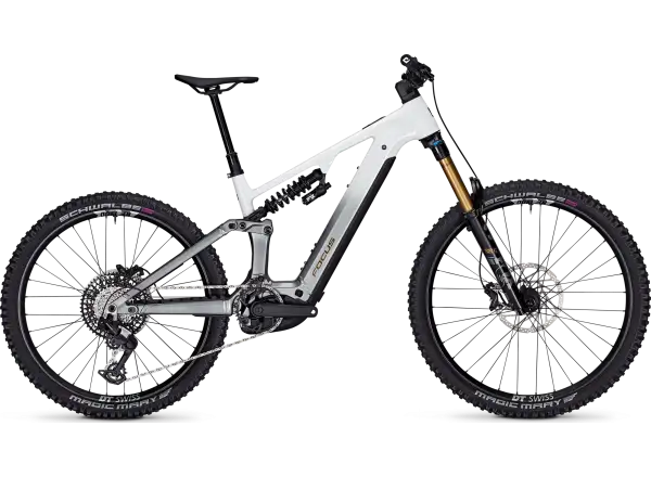 Focus SAM2 6.9 800 Wh celoodpružený elektrobicykel (White/Steelgrey)