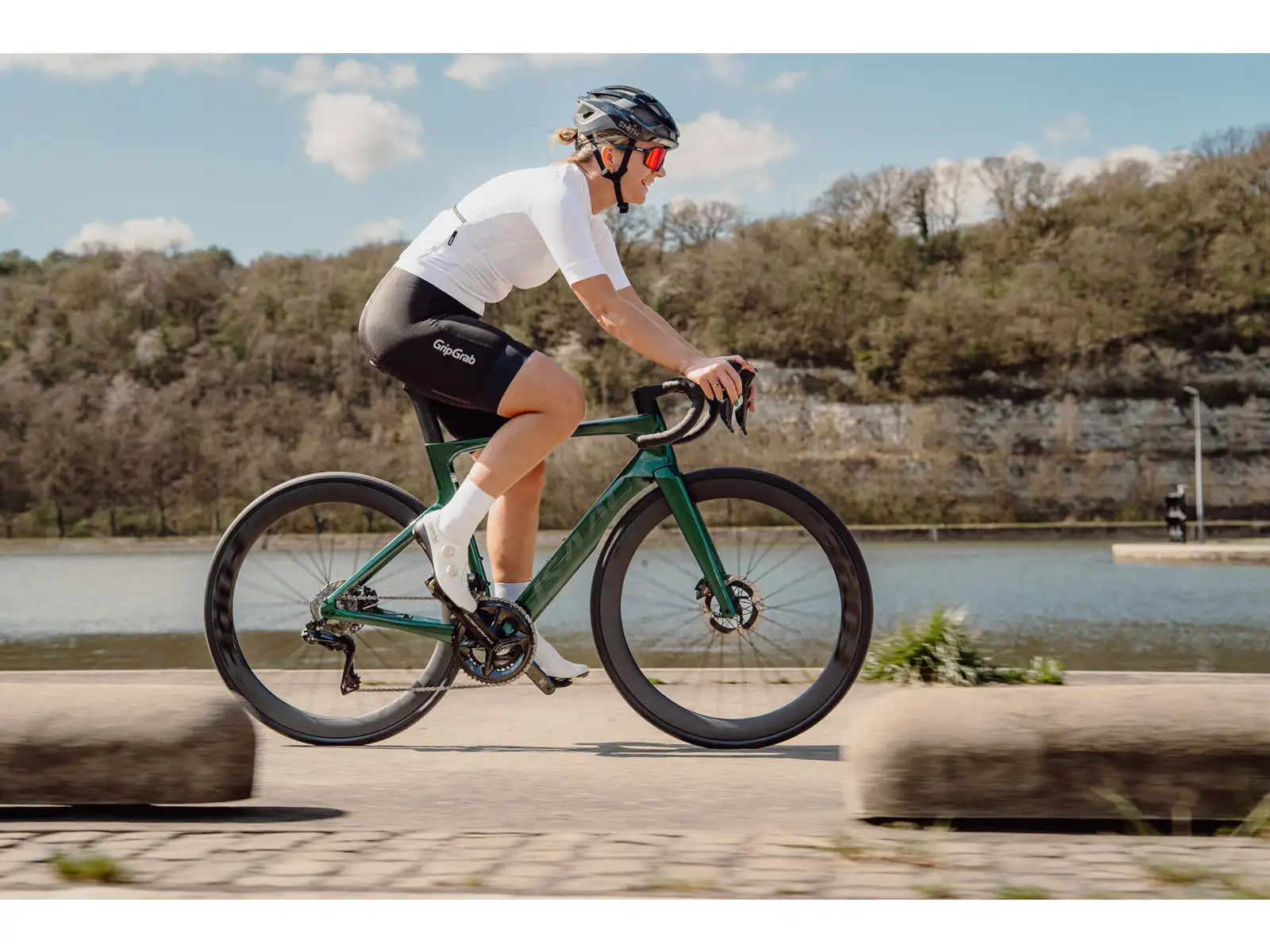 Isaac Meson 105 Di2 cestný bicykel Jade Green