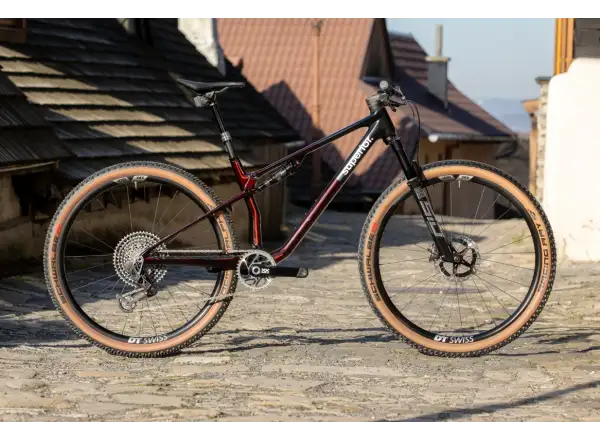 Superior XF 9.9 Team horský bicykel Gloss Red Carbon / Black