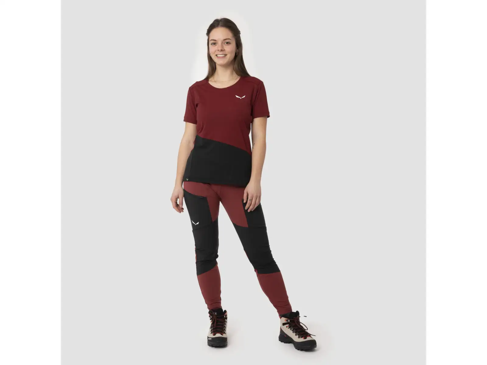 Salewa Puez Dry Responsive Cargo dámske nohavice Syrah