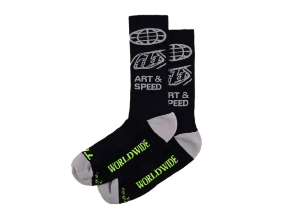 Troy Lee Designs Performance Worldwide ponožky Black