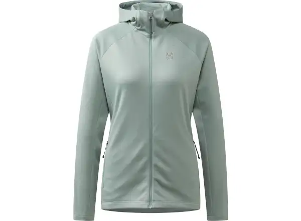 Haglöfs Korp Mid Hood dámska mikina Dew Green