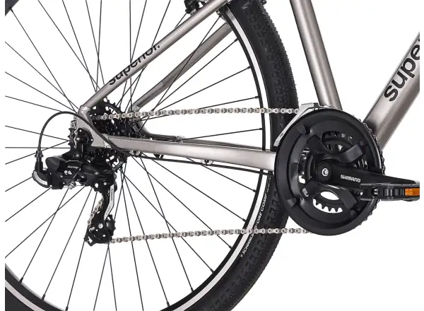 Superior Blox 6.0 trekingový bicykel Gloss Dark Chrome