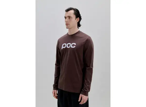 POC L/S Tee tričko s dlhým rukávom Bronzite Brown
