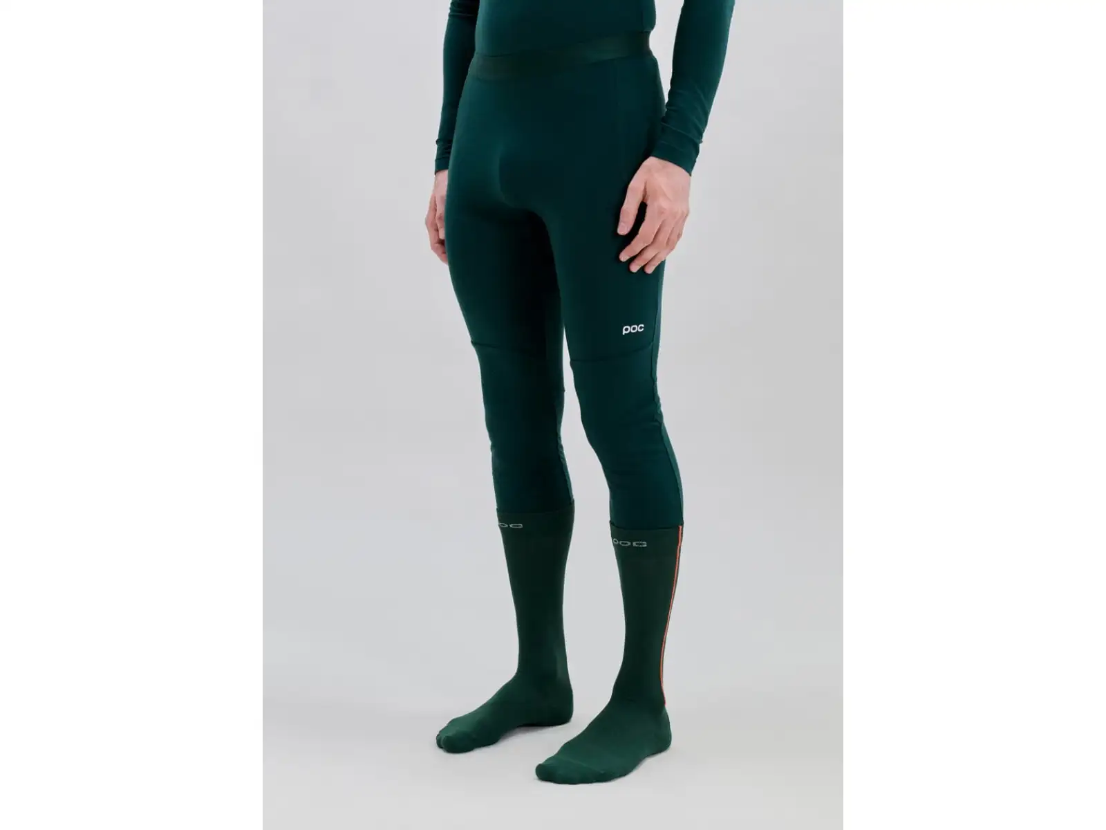 POC Layer Merino 3/4 pánske spodné nohavice Pargasite Green
