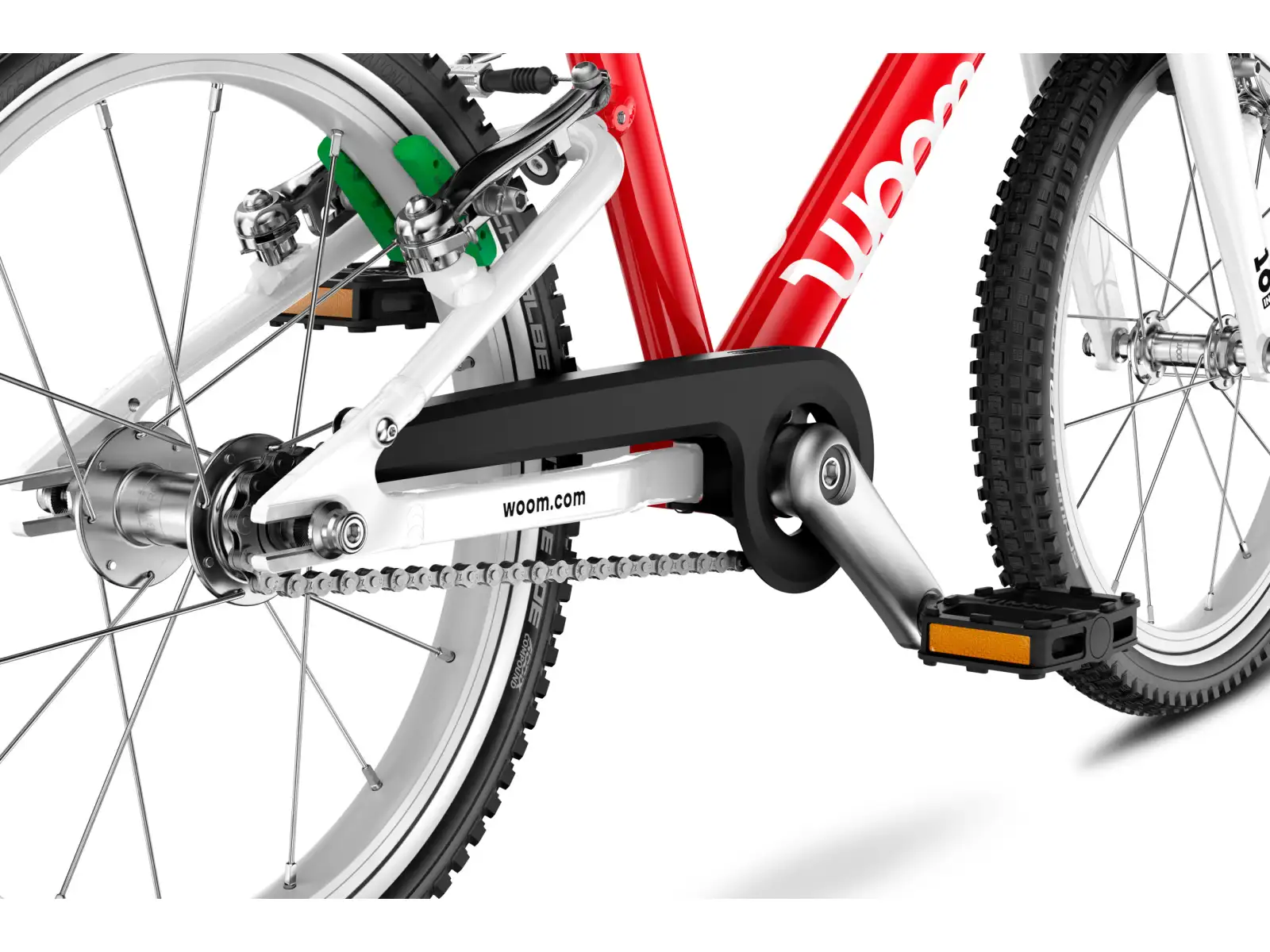 Woom GO 3 Red 16 detský bicykel