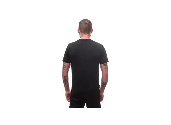 Sensor Merino Active PT Van Life pánske tričko krátky rukáv čierna