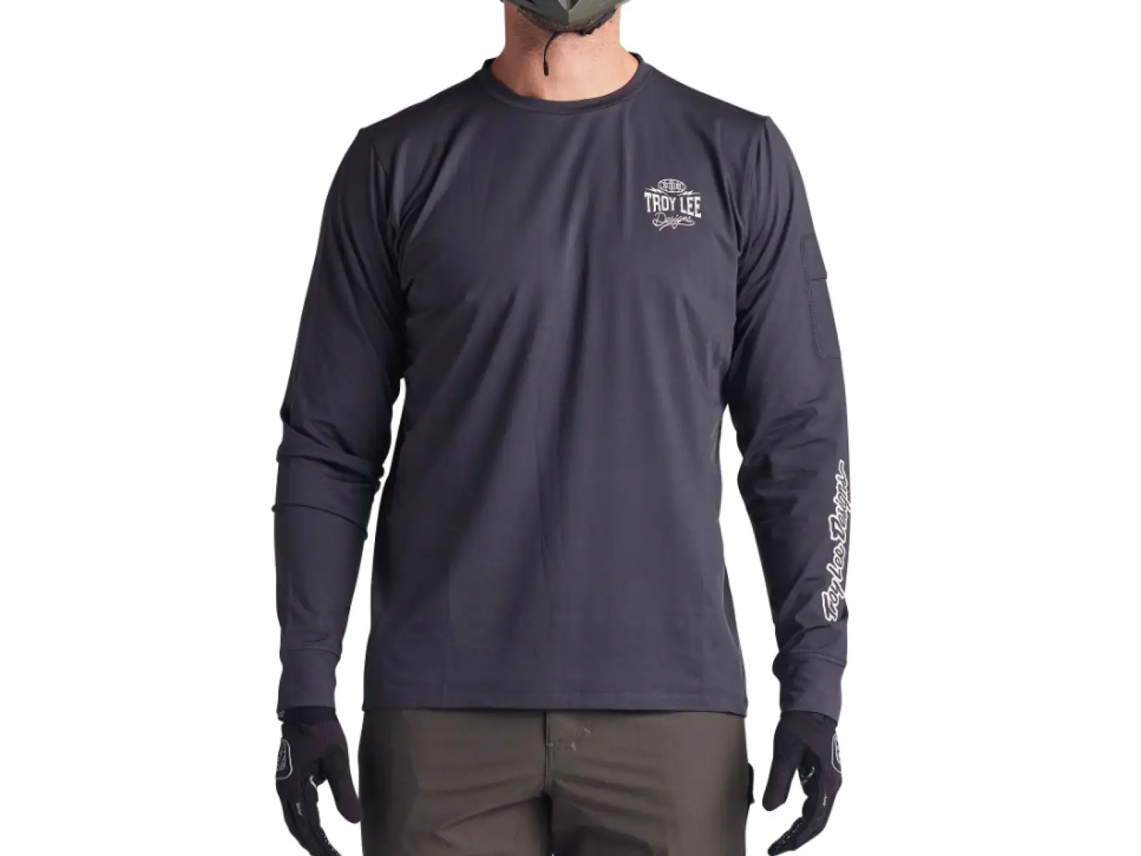 Troy Lee Designs Ruckus Ride Tee pánsky dres dlhý rukáv Bolts Carbon