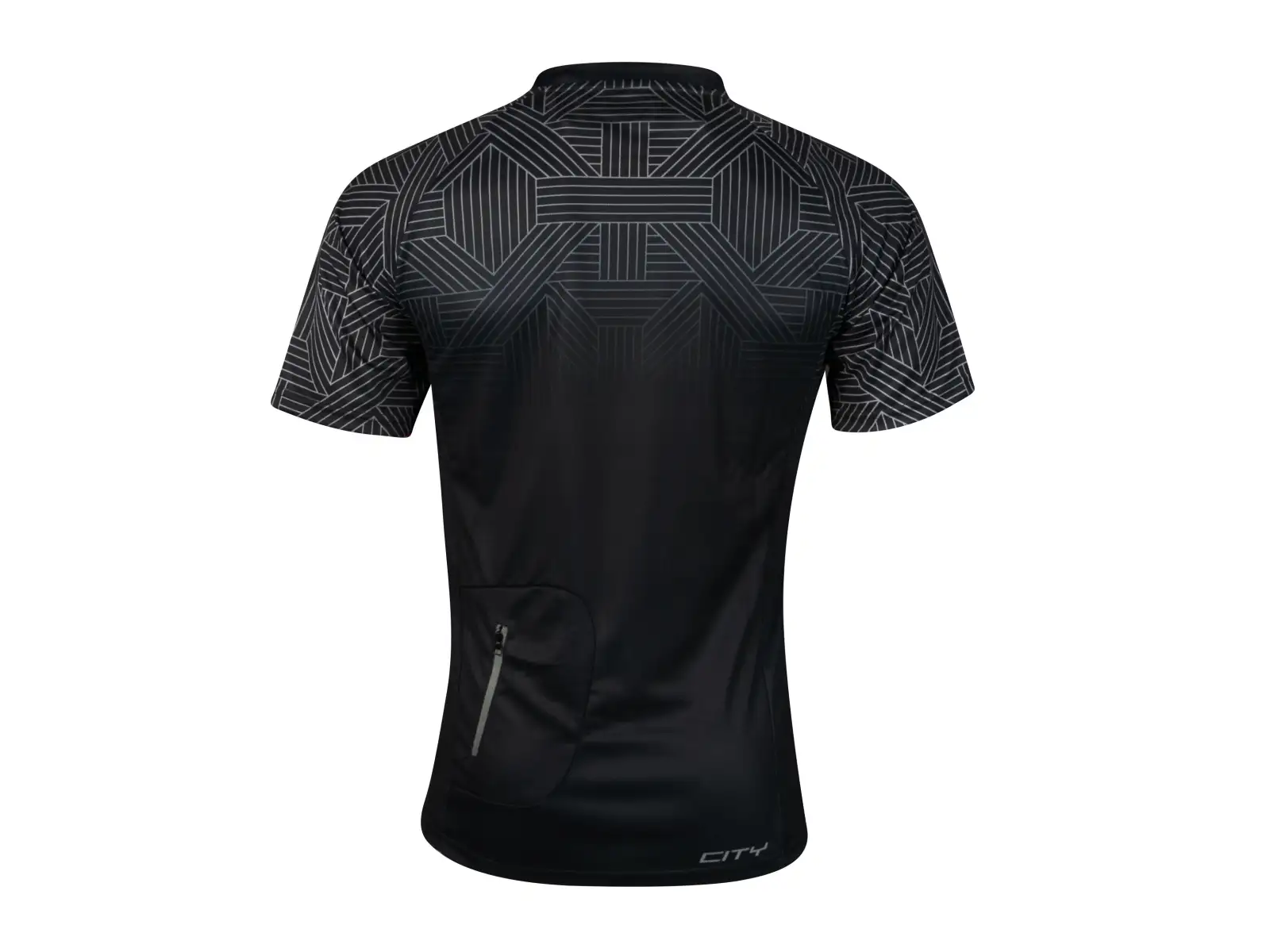 Force City pánsky dres krátky rukáv čierna/sivá
