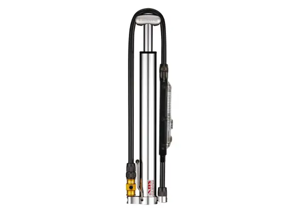 Lezyne Micro Floor Drive Digital HPG pumpa silver/hi-gloss