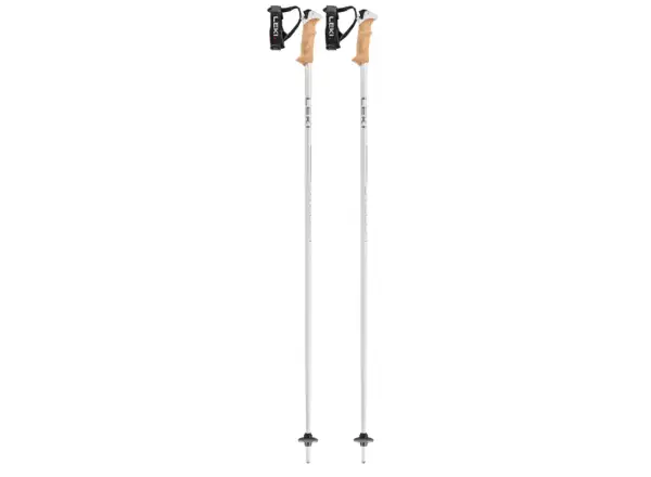 Leki Stella S zjazdové palice White/Silver/Whitegold