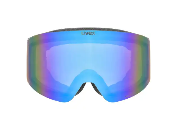 Uvex Provoque FM lyžiarske okuliare black matt/blue - green