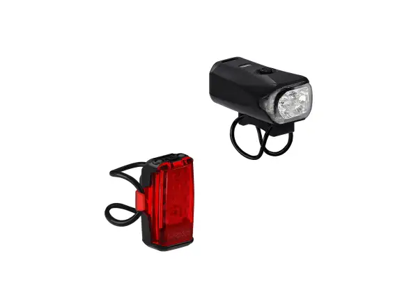 Lezyne KTV Drive 300+/KTV+ Drive set predného a zadného svetla