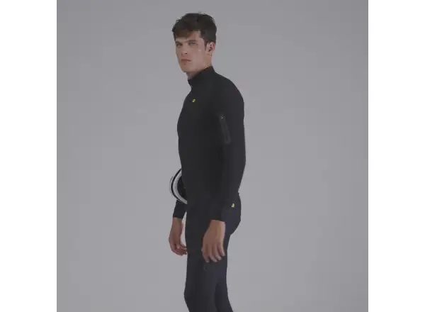 Alé R-EV1 Thermo Shield pánska zimná cyklistická bunda Black