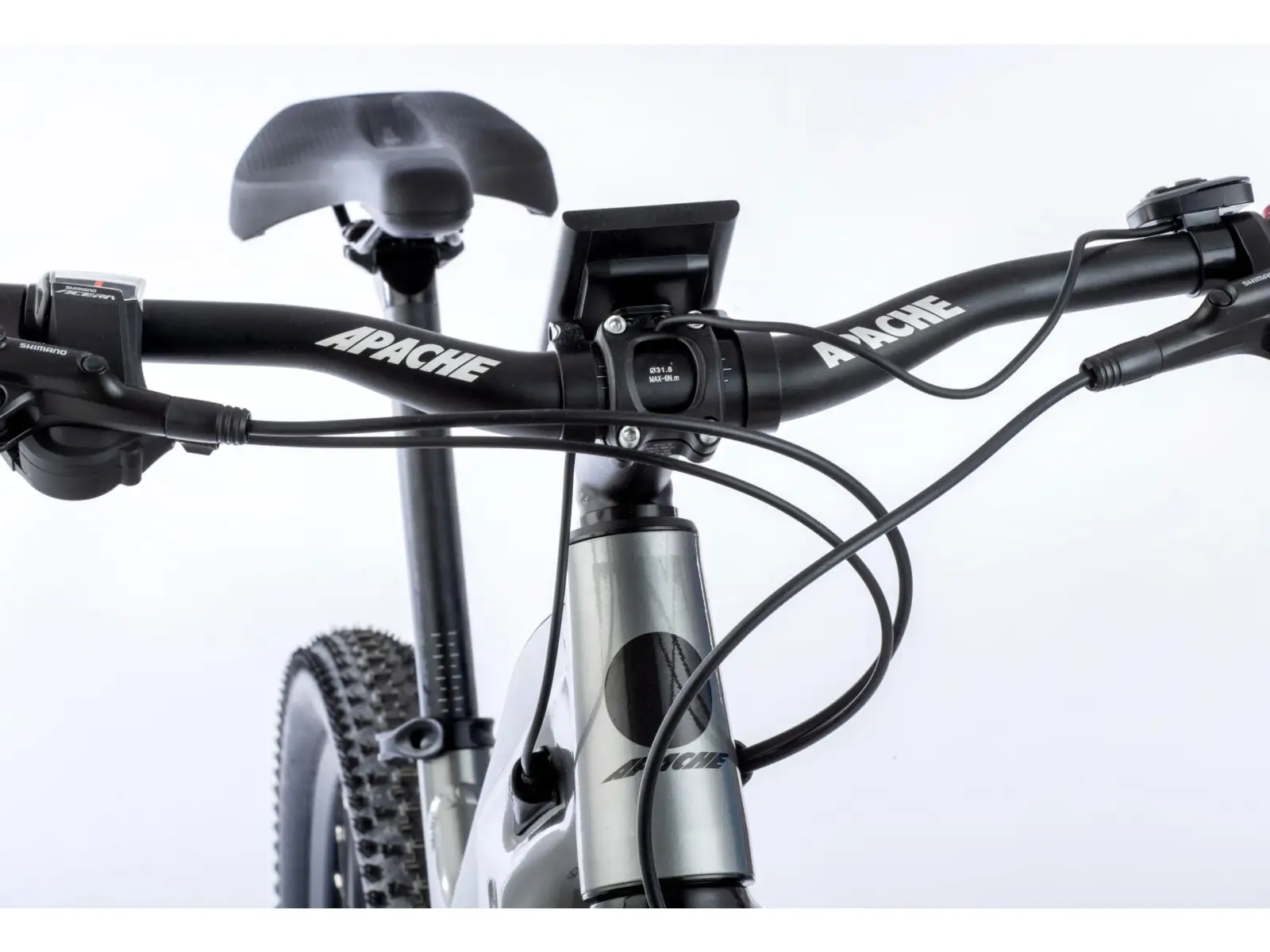 Apache Hupahu MX1 510 840 Wh 48 V horský elektrobicykel Silver