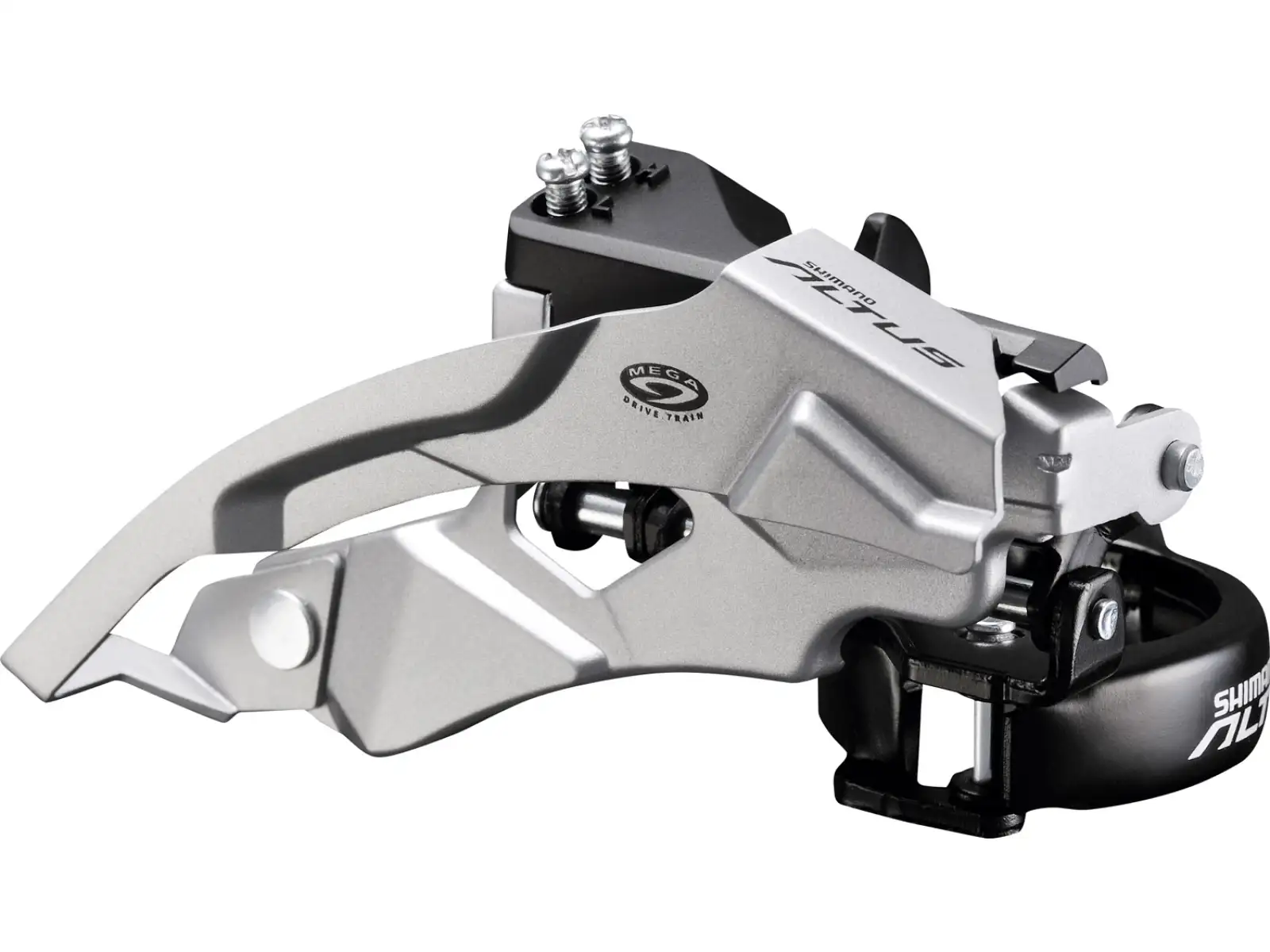 Shimano Altus FD-M370 Top swing dual pull 3x9sp. prešmykač objímka