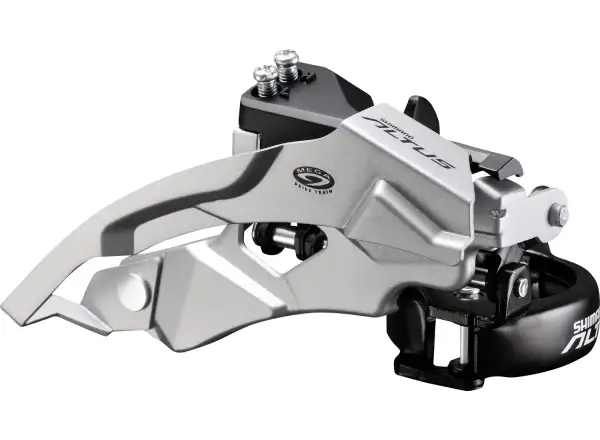 Shimano Altus FD-M370 Top swing dual pull 3x9sp. prešmykač objímka