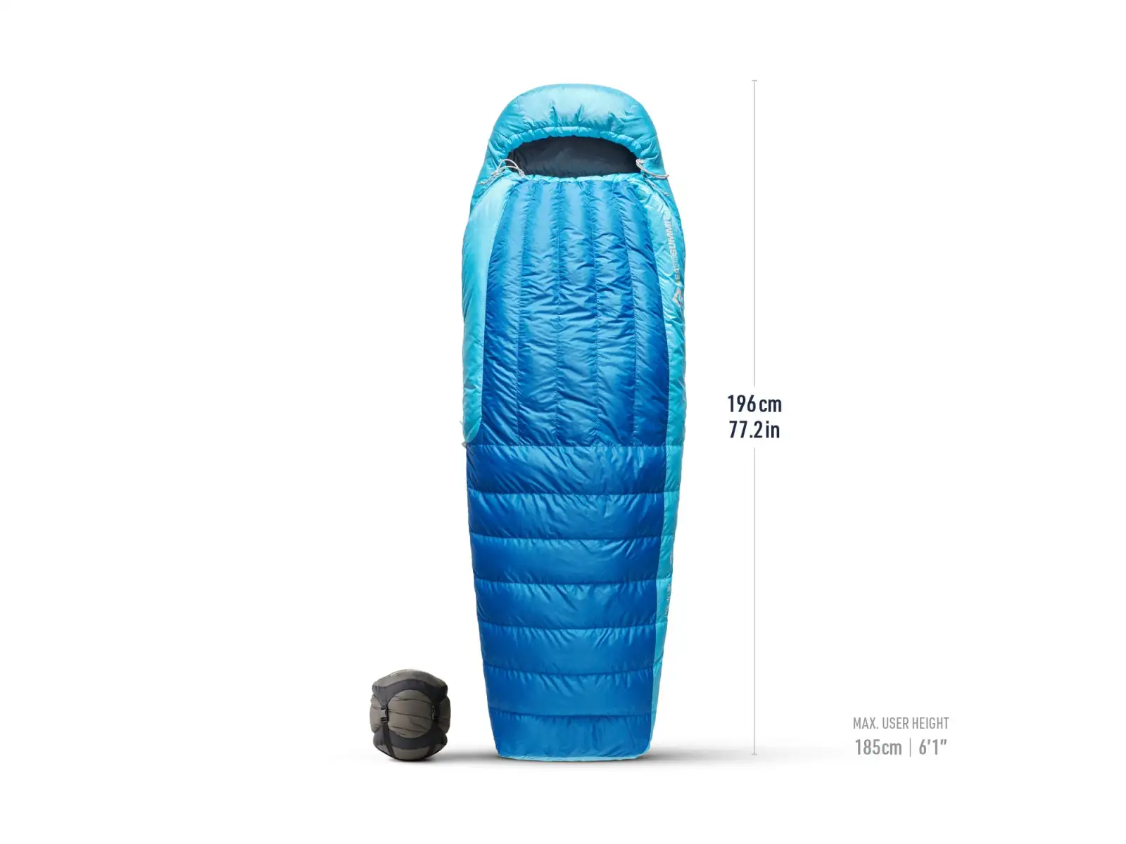 Sea To Summit Trek Down spací vak -1C Regular Snorkel Blue