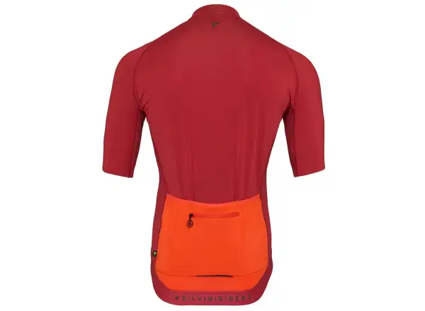Silvini Mazzano pánsky dres krátky rukáv Merlot/Ruby