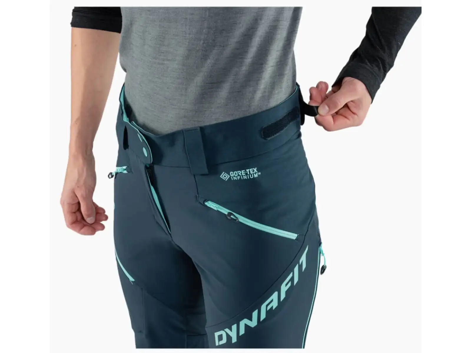 Dynafit Radical Infinium Hybrid Dámske nohavice Blueberry/Marine Blue