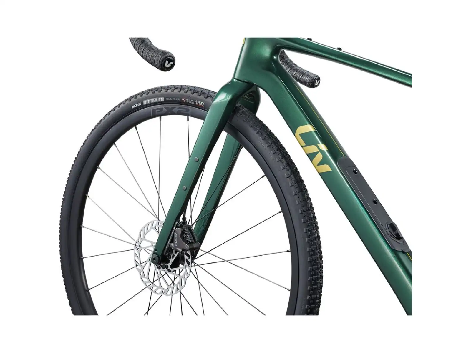 Liv Devote Advanced 2 gravel bicykel kelp forest