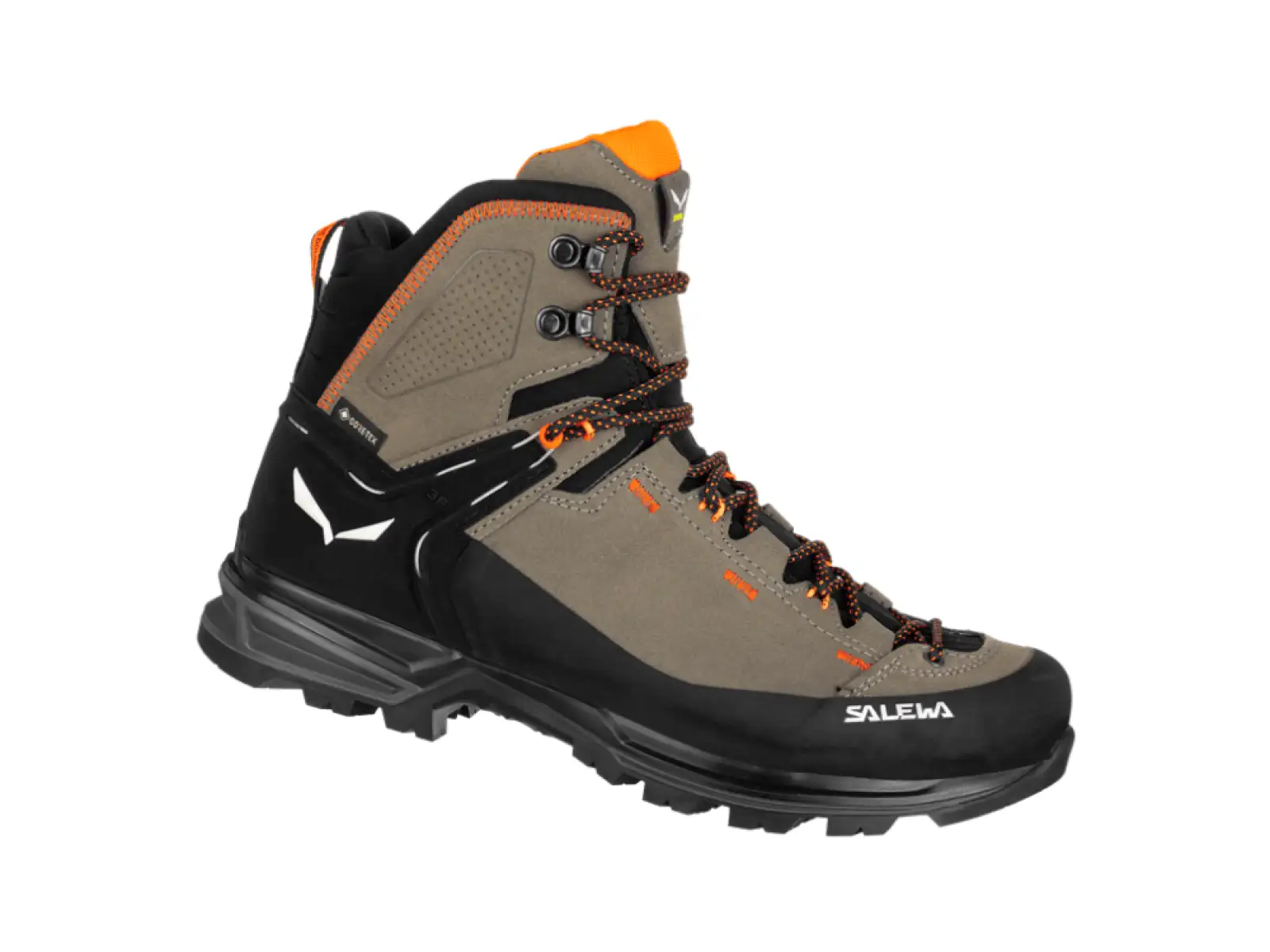 Salewa Mountain Trainer 2 Mid GTX pánske trekové topánky Brown Bungee Cord/Black