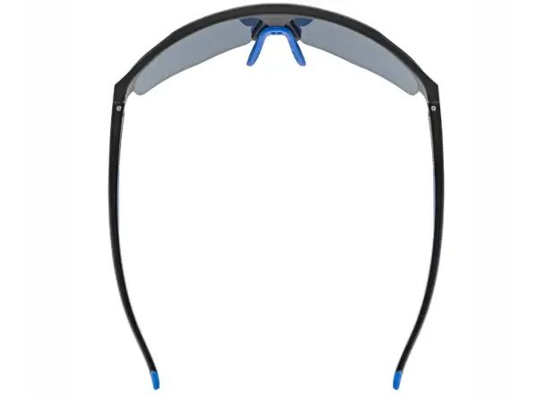 Uvex Axos Set okuliare Black Matt/Mirror Blue