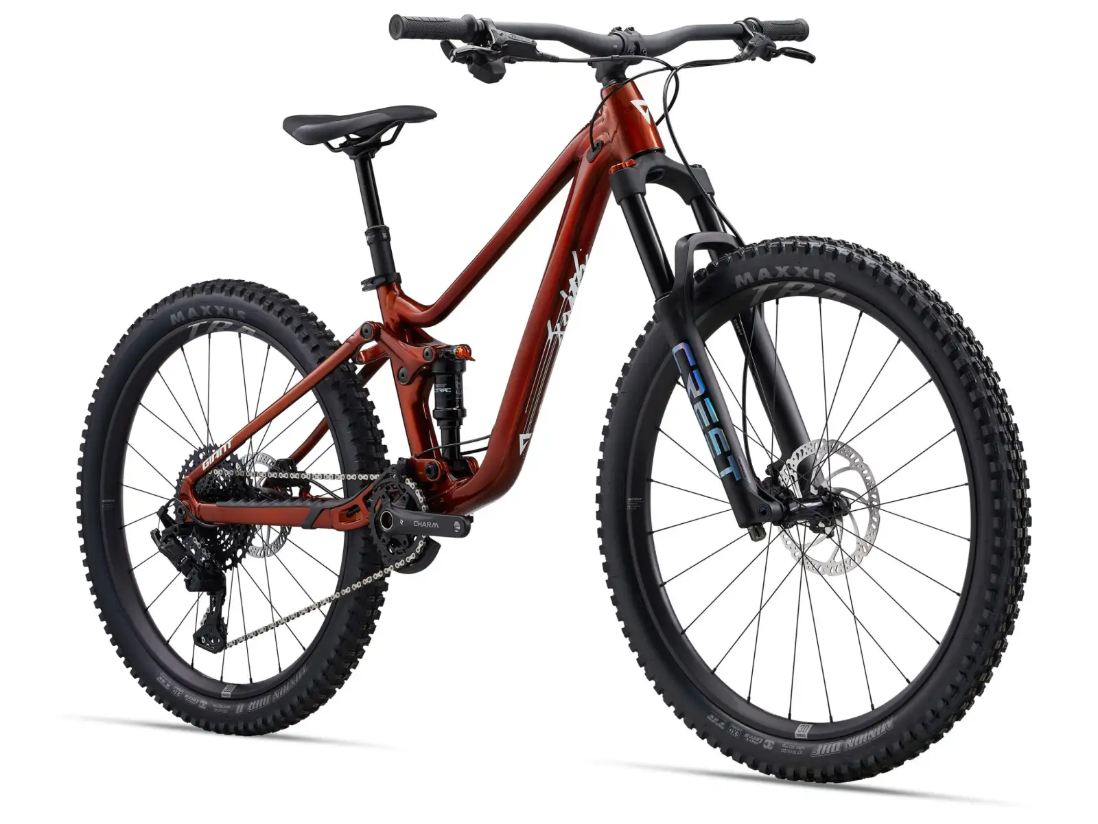 Giant Faith 27,5"/26" detský celoodpružený bicykel Copper