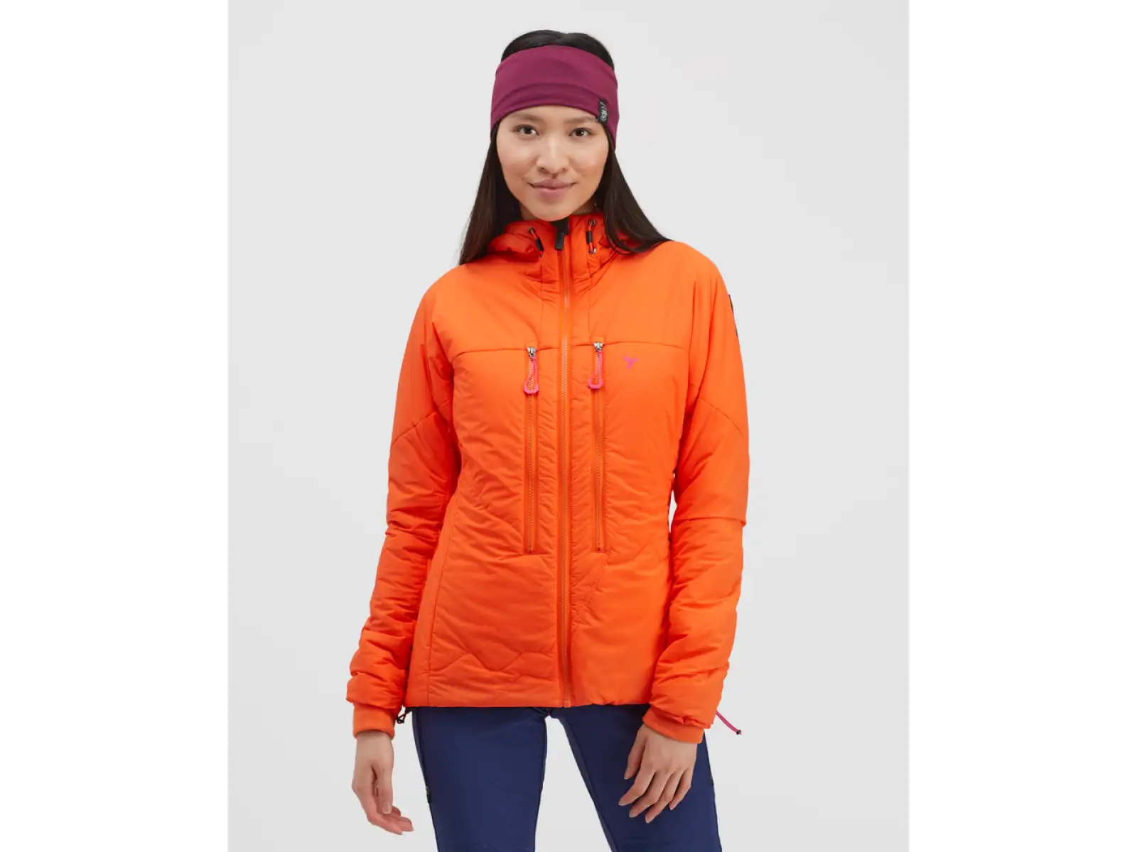 Silvini Lupa dámska skialpová mikina Orange/Pink