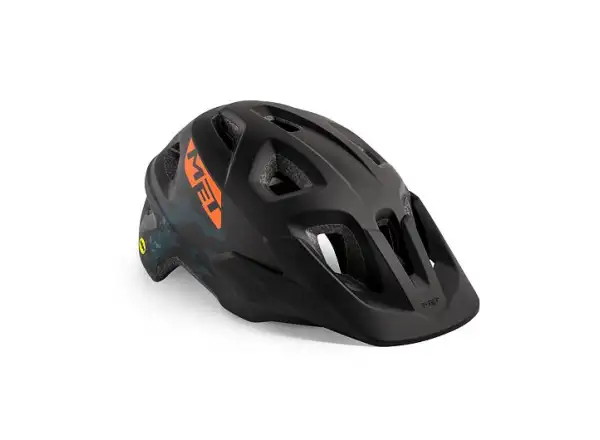 MET Eldar MIPS juniorská prilba camo black matt veľkosť 1,5 mm Uni (52-57 cm)