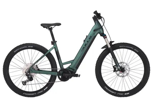 Bulls Coppehead EVO 3 Wave 750 Wh nízkonástupový elektrobicykel Emerald Green