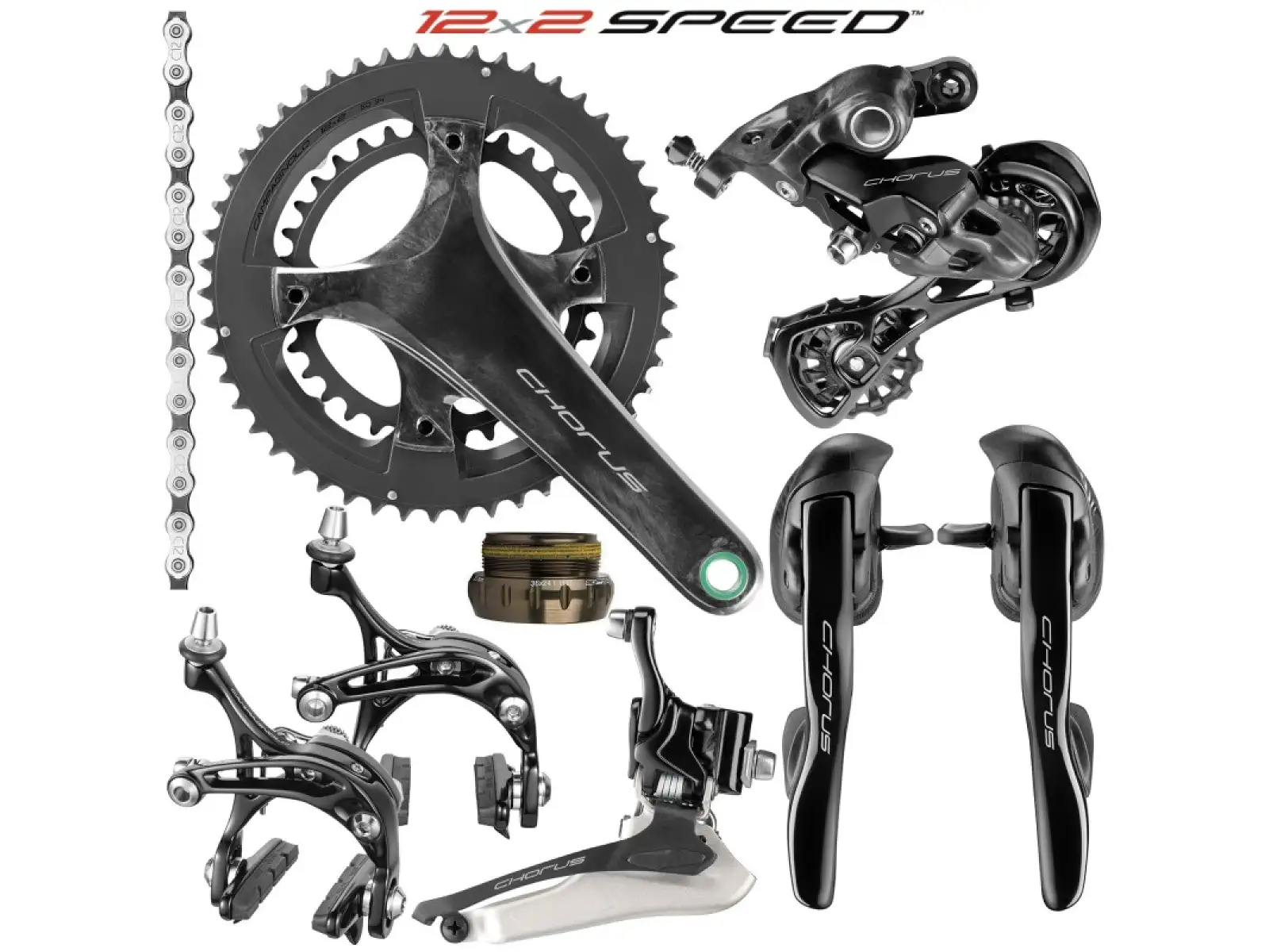 Sada Campagnolo Chorus 12x2 bez kazety 50/34 - 172,5 mm
