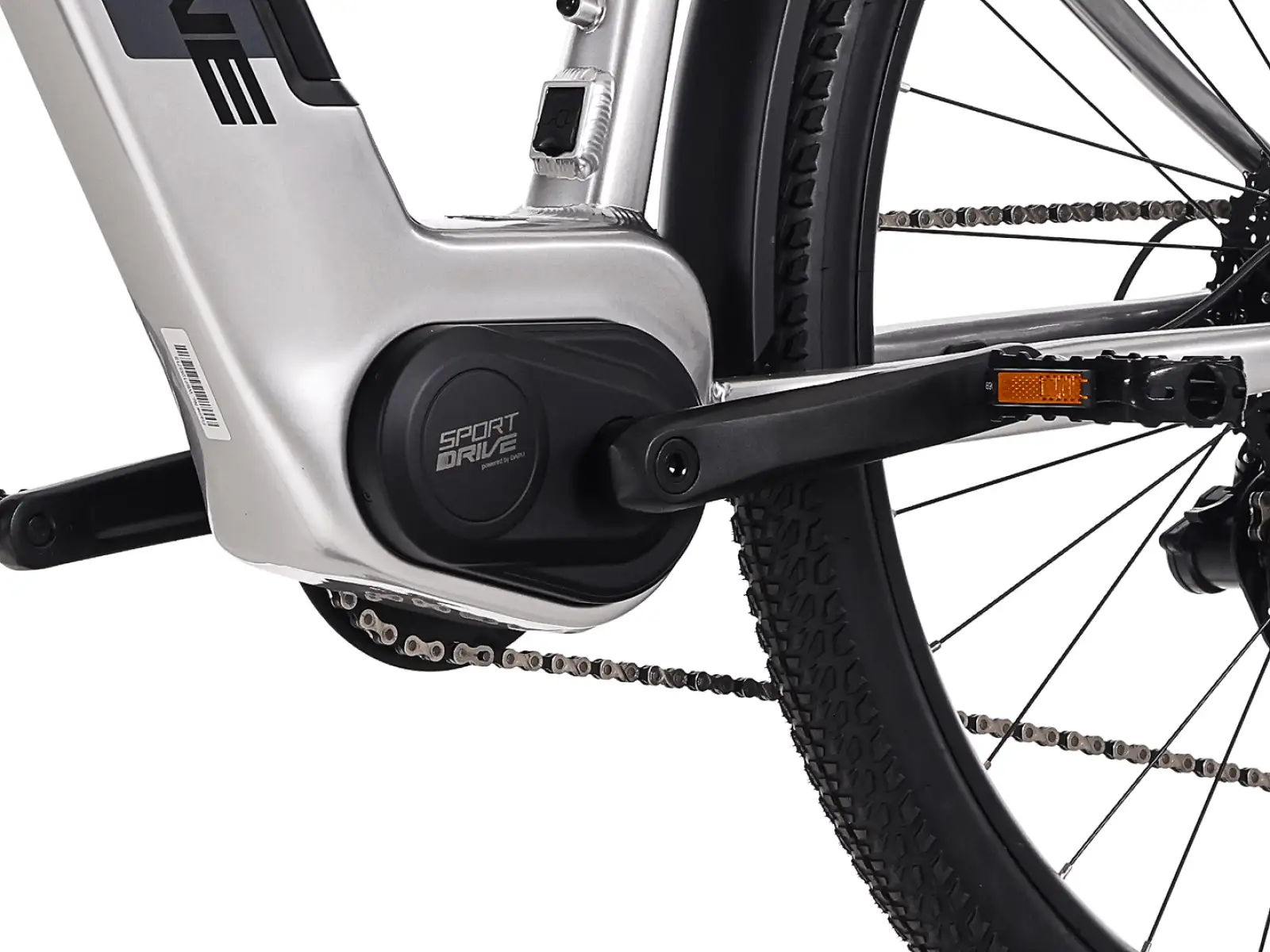 Rock Machine eSTORM 70 TOUR horský elektrobicykel Gloss Silver/Black/Grey