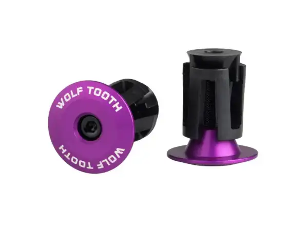 Wolf Tooth Barplug koncovky Hliník/Ultraviolet Purple