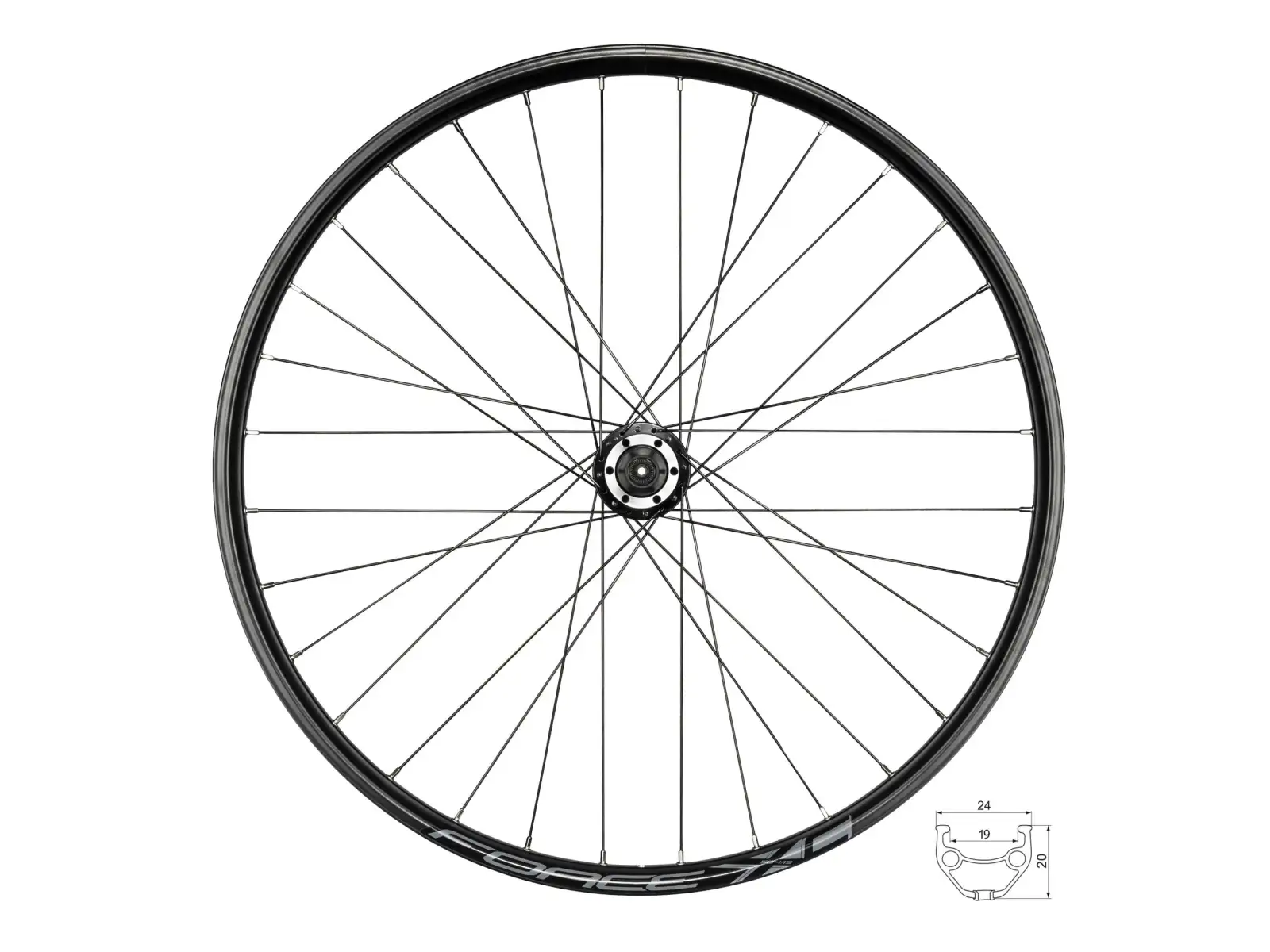 Force XC Disc 27,5 zadné pletené koleso Force náboj