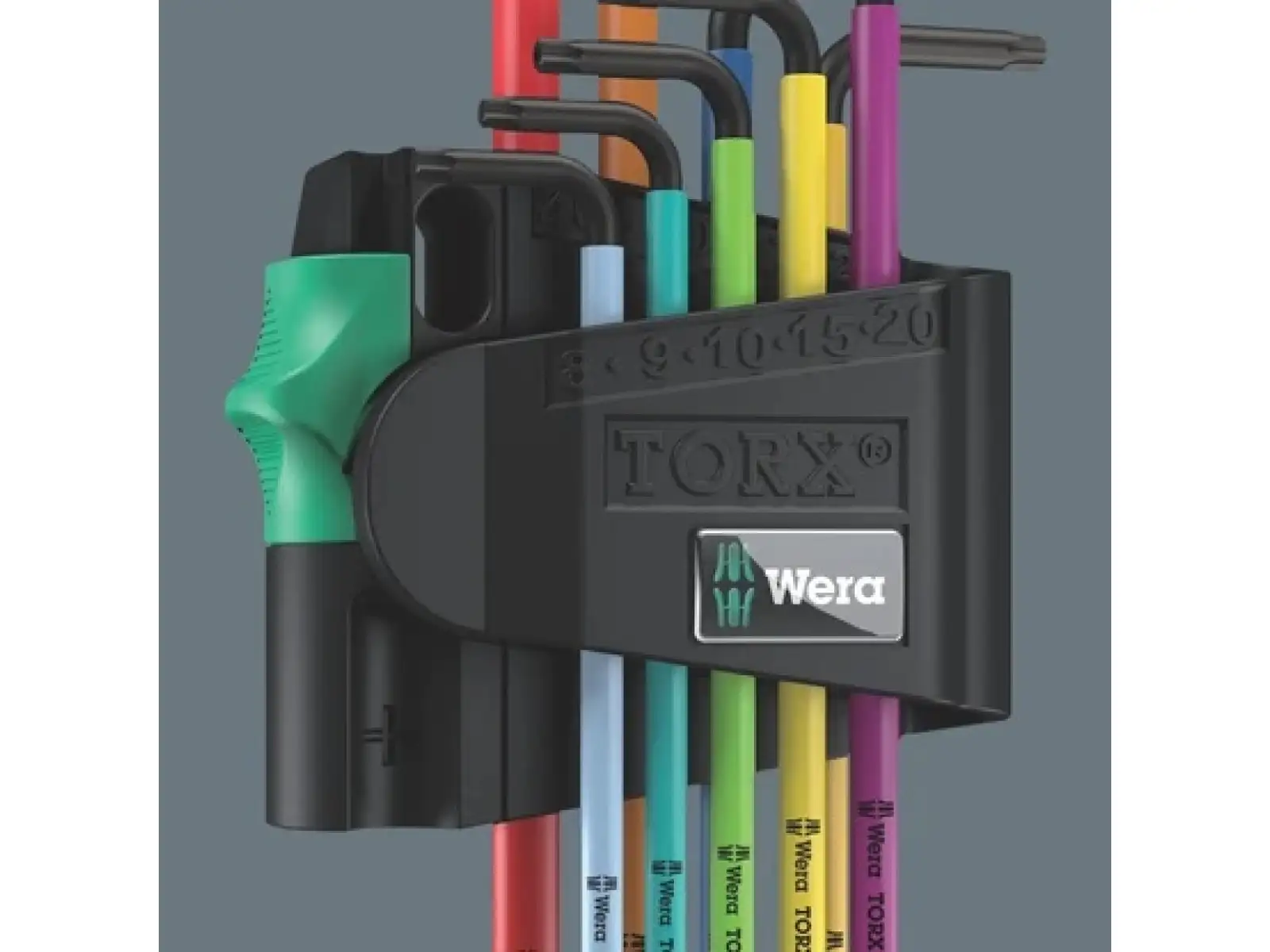 Wera 967/9 TX BO Multicolour 1 TORX L-kľúče s otvorom sada 9 ks