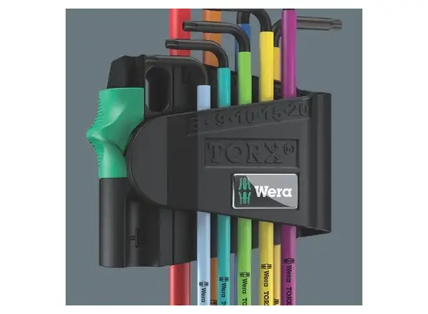 Wera 967/9 TX BO Multicolour 1 TORX L-kľúče s otvorom sada 9 ks