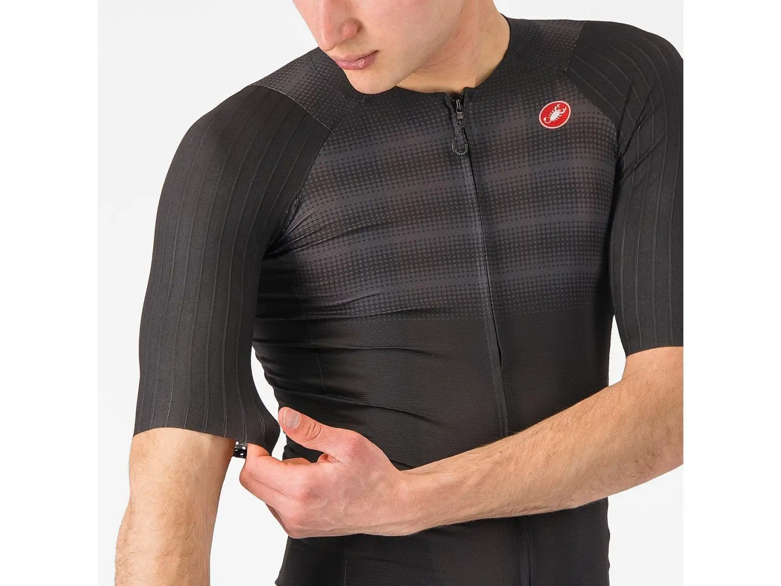 Castelli Aero Race 8S pánsky dres krátky rukáv Black