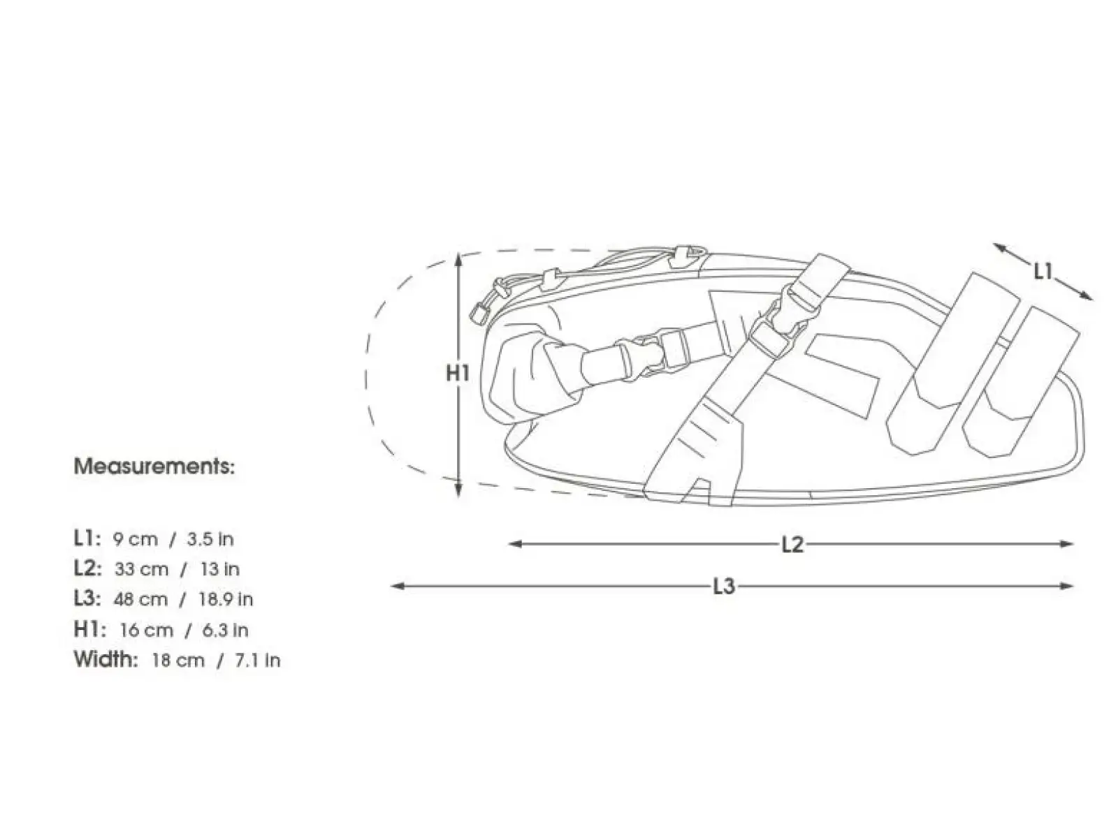 Apidura Expedition saddle pack 14 l podsedlová taška