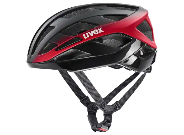 Uvex I-volute prilba Black/Red Matt